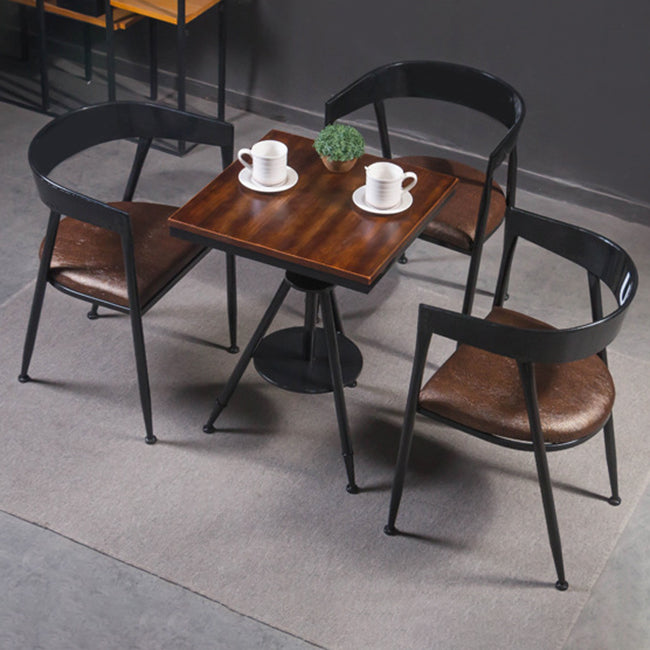 Modern Round Solid Wood Dining Set 1/2/3/4/5 Pieces Dining Set