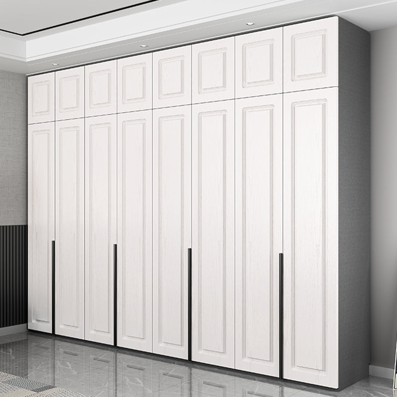 Modern Style Wooden Wardrobe Soft Close Door Wardrobe Closet with Drawer
