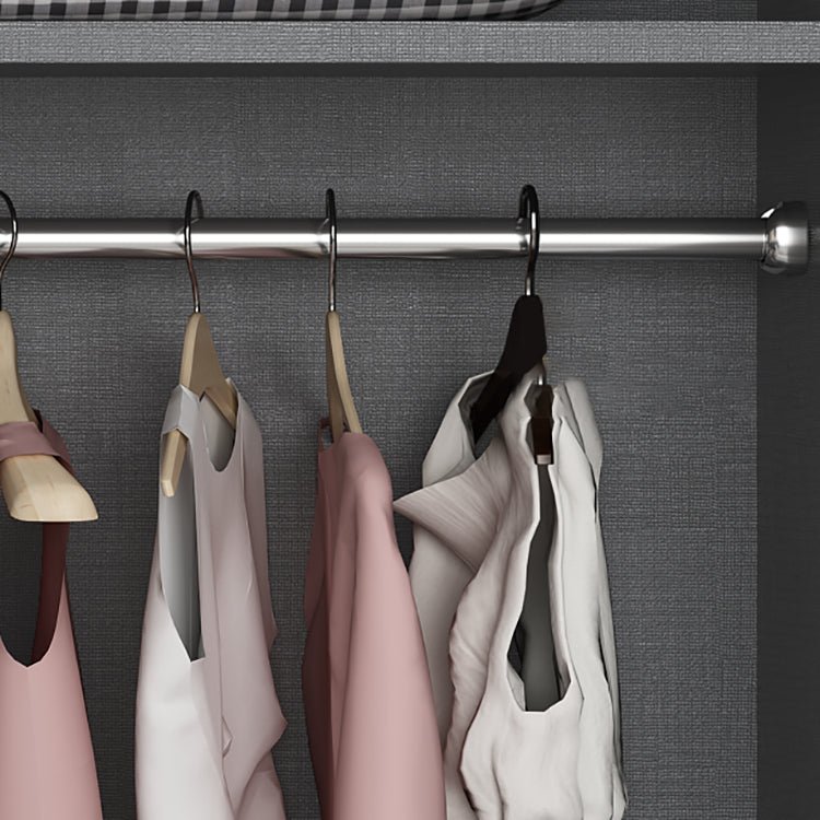 Modern Style Wooden Wardrobe Soft Close Door Wardrobe Closet with Drawer