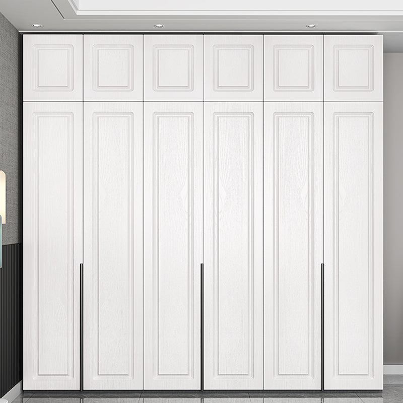 Modern Style Wooden Wardrobe Soft Close Door Wardrobe Closet with Drawer