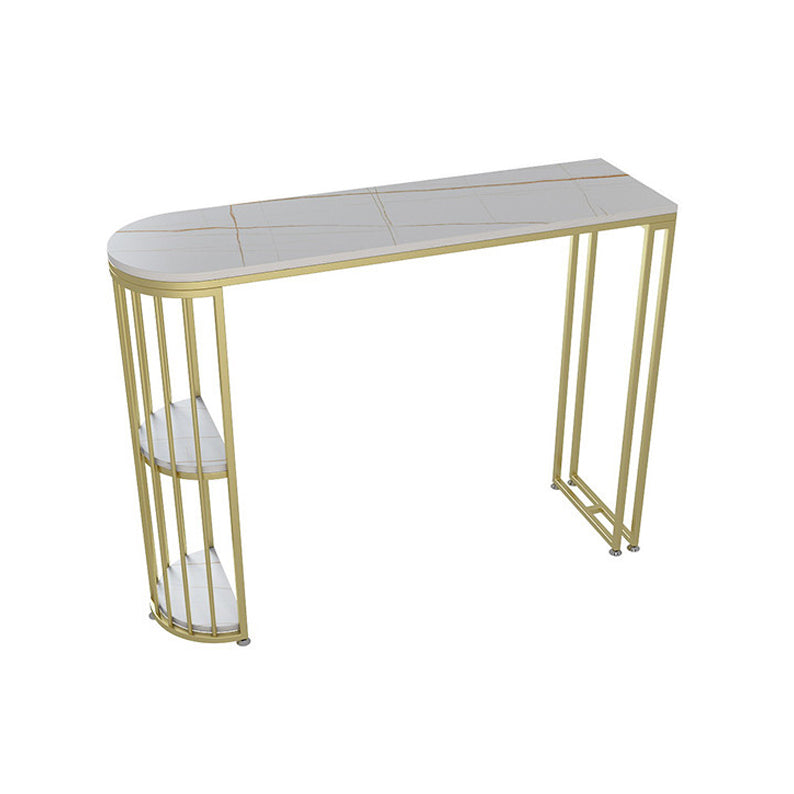 Glam Style 1/2/3 Pieces Sintered Stone Bar Table Set Fixed Table Counter Set for Home Use