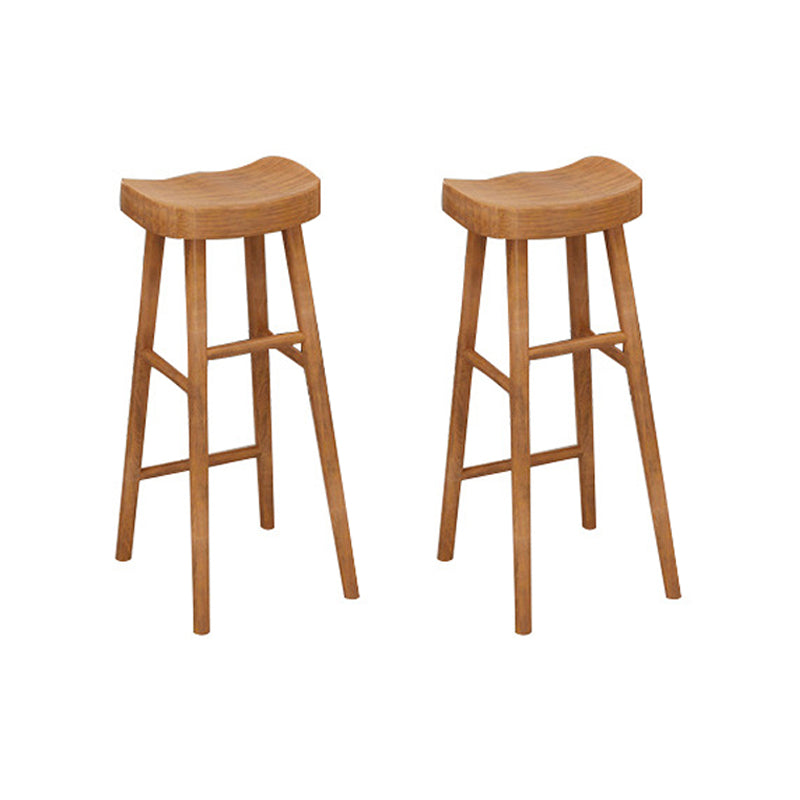 Industrial 1/2/3 Pieces Solid Wood Bar Table Set Fixed Counter Set for Home Use