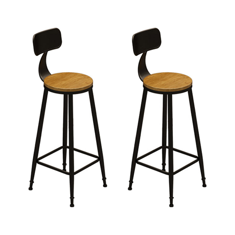 Industrial 1/2/6/11 Pieces Solid Wood Bar Table Set Fixed Counter Set for Home Use