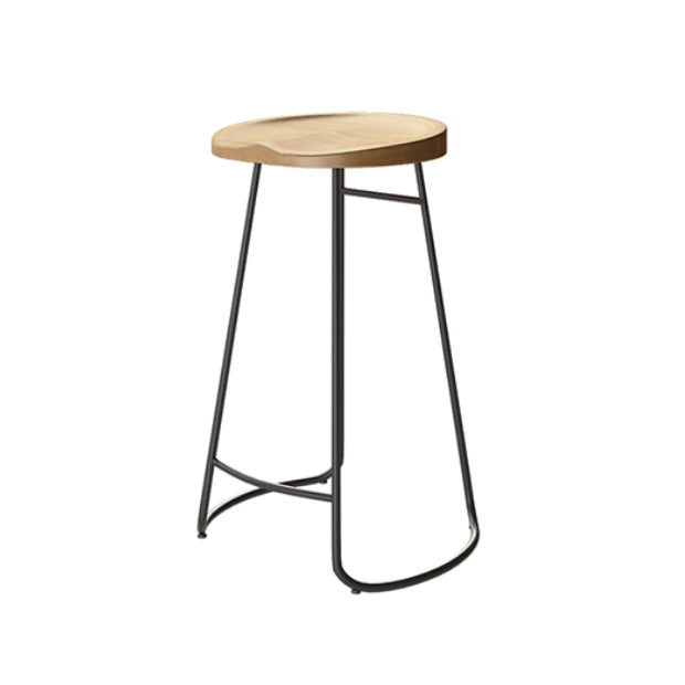 Industrial Bar Table Set 1/7 Pieces Rectangle Pine Wood Counter Table with High Stools