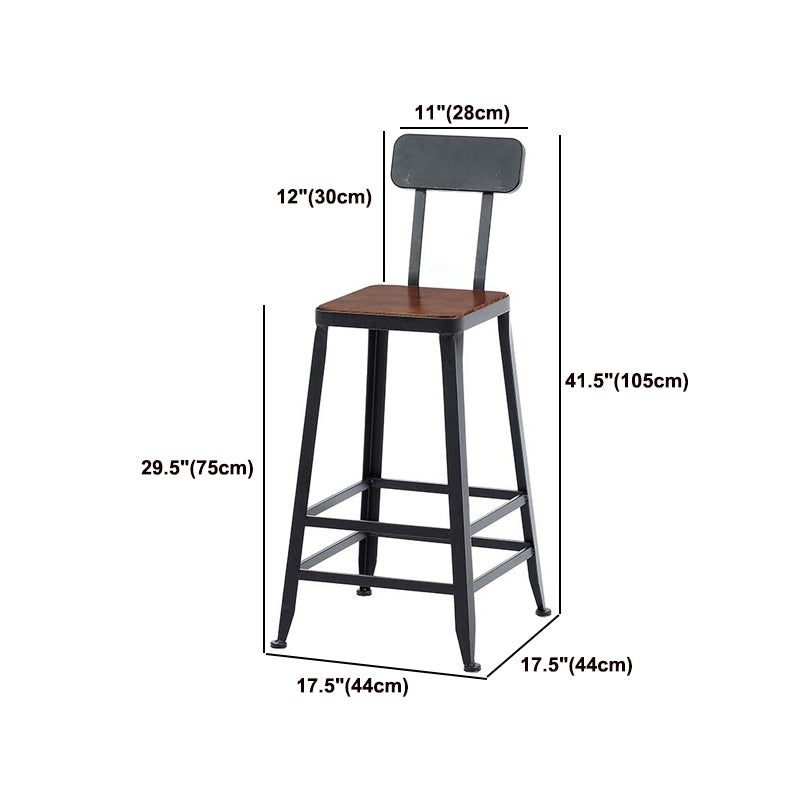 Industrial 1/6/11 Pieces Bar Table Set Rectangle Pine Wood Counter Table with High Stools