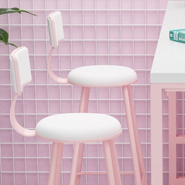 Modern 1/5 Pieces Bar Table Set Rectangle Stone Counter Table with High Stools for Cafe