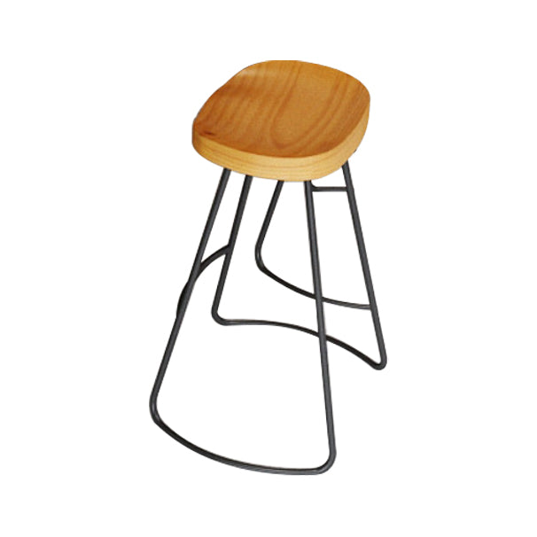 Industrial 1/4 Pieces Bar Table Set Rectangle Pine Wood Counter Table with High Stools