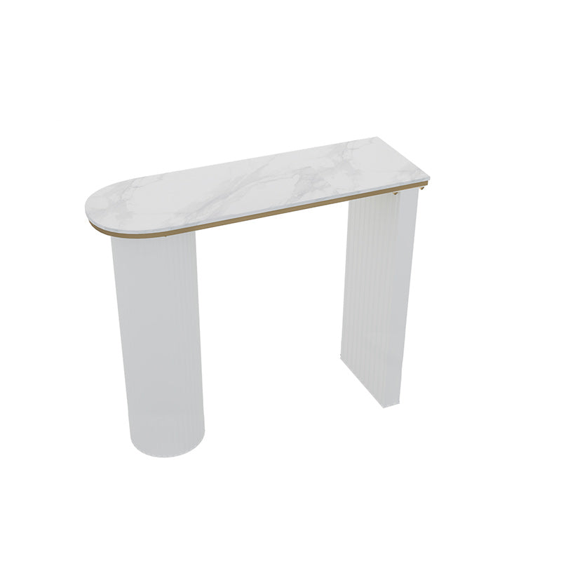 1/2/5 Pieces Modern Pub Table Set Irregular Shape Sintered Stone Top Counter Table Set