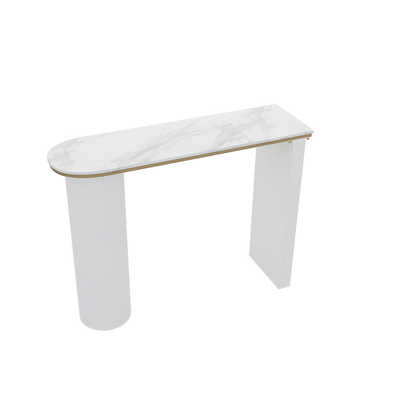 1/2/5 Pieces Modern Pub Table Set Irregular Shape Sintered Stone Top Counter Table Set