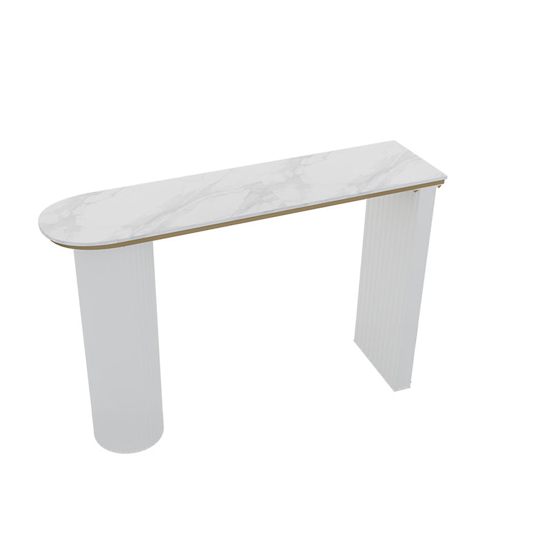 1/2/5 Pieces Modern Pub Table Set Irregular Shape Sintered Stone Top Counter Table Set