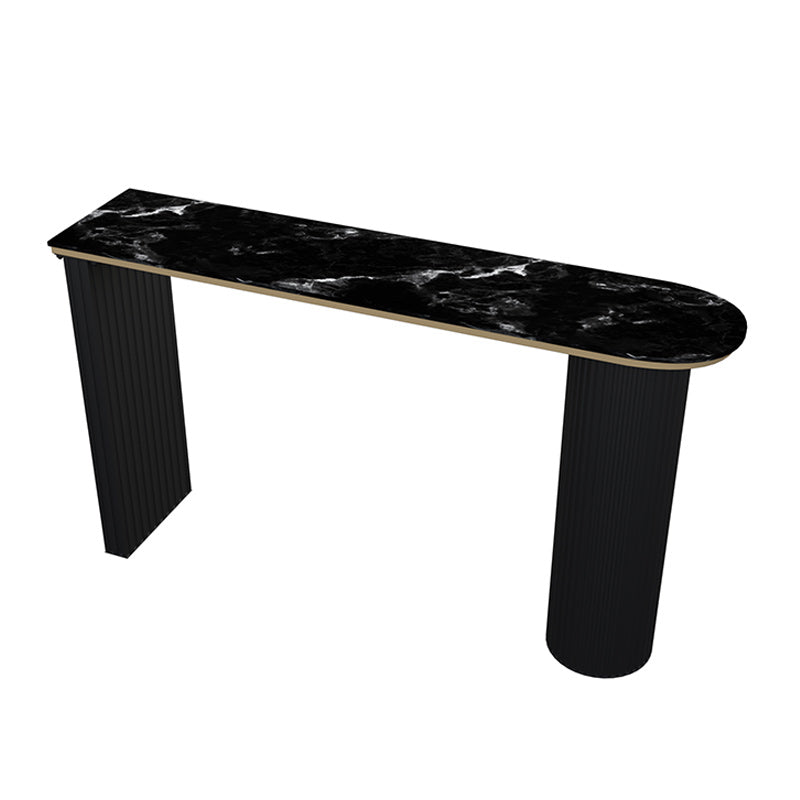 1/2/5 Pieces Modern Pub Table Set Irregular Shape Sintered Stone Top Counter Table Set