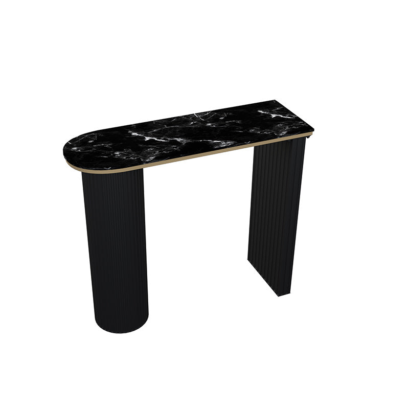 1/2/5 Pieces Modern Pub Table Set Irregular Shape Sintered Stone Top Counter Table Set