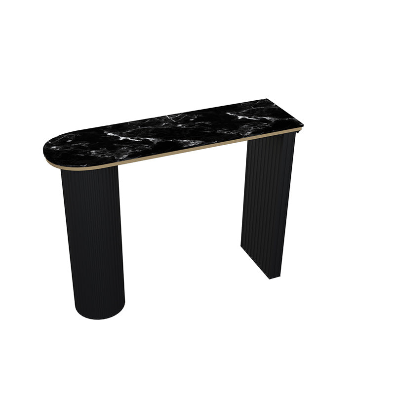 1/2/5 Pieces Modern Pub Table Set Irregular Shape Sintered Stone Top Counter Table Set