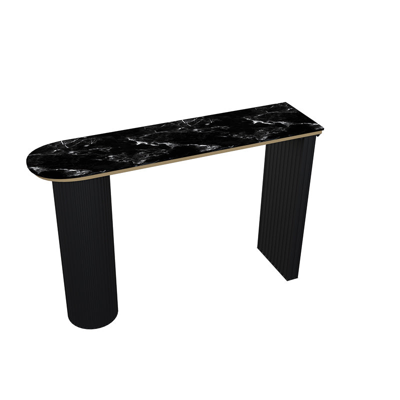 1/2/5 Pieces Modern Pub Table Set Irregular Shape Sintered Stone Top Counter Table Set