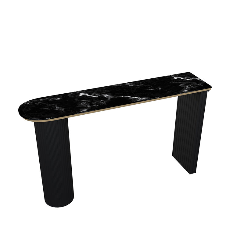 1/2/5 Pieces Modern Pub Table Set Irregular Shape Sintered Stone Top Counter Table Set