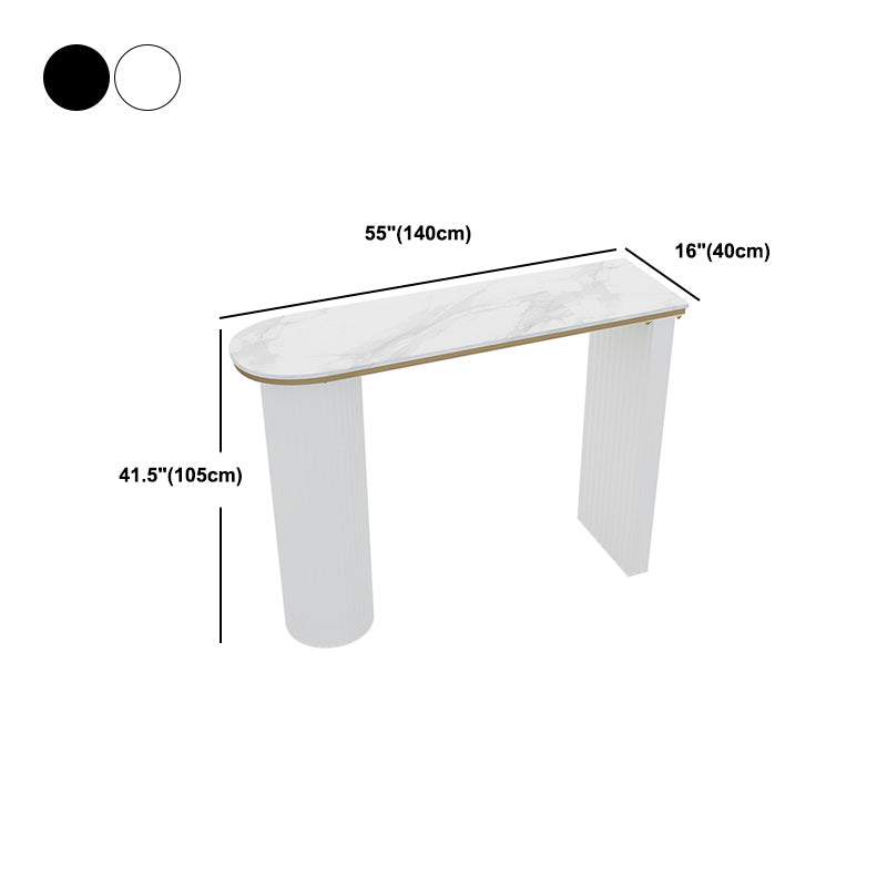 1/2/5 Pieces Modern Pub Table Set Irregular Shape Sintered Stone Top Counter Table Set
