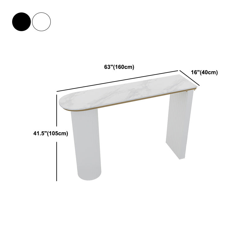 1/2/5 Pieces Modern Pub Table Set Irregular Shape Sintered Stone Top Counter Table Set