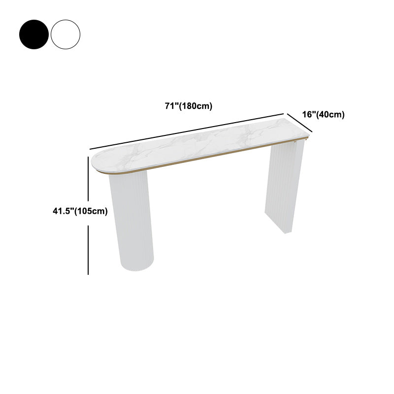 1/2/5 Pieces Modern Pub Table Set Irregular Shape Sintered Stone Top Counter Table Set