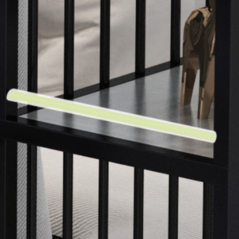 Modern 1/3 Pieces Bar Table Set Rectangle Stone Counter Table with Stools for Living Room