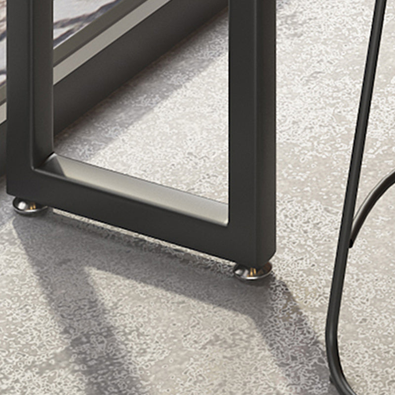 Modern Style 1/7 Pieces Bar Table Set Rectangle Pine Wood Counter Table for Balcony