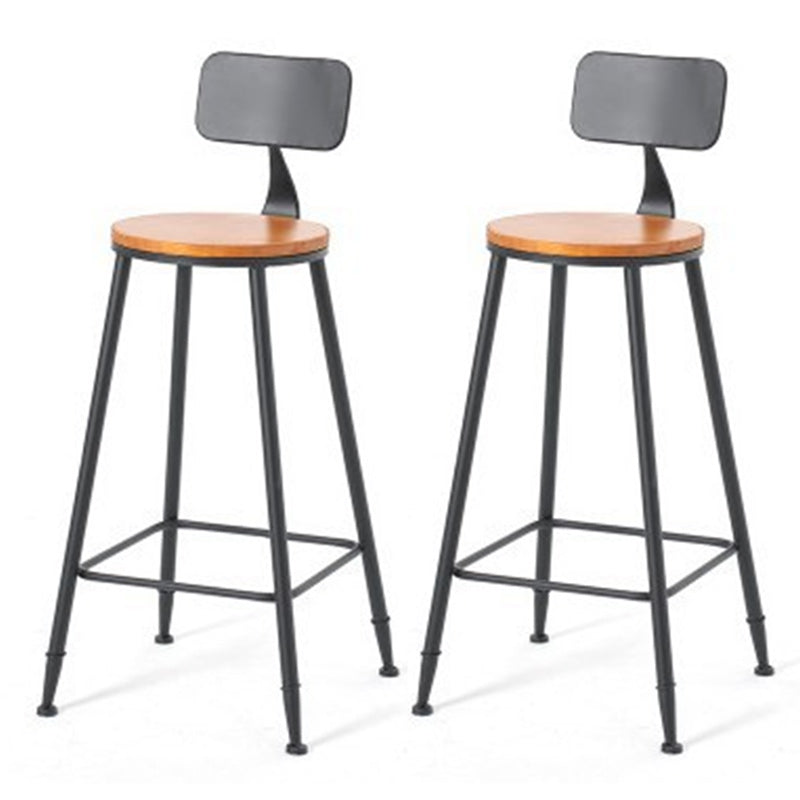 Industrial Style 1/2/5/7 Pieces Bar Table Set Rectangle Bar Table with High Stools