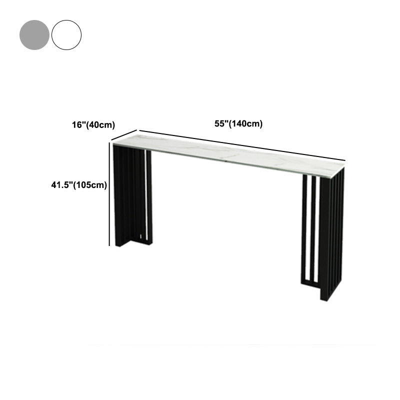 Industrial 1/2/4 Pieces Table and Stool Set Rectangle Indoor Stone Counter Height Set