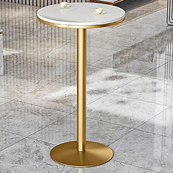 Glam Stone Bar Table Set 1/3 Pieces Round Counter Set for Home Use