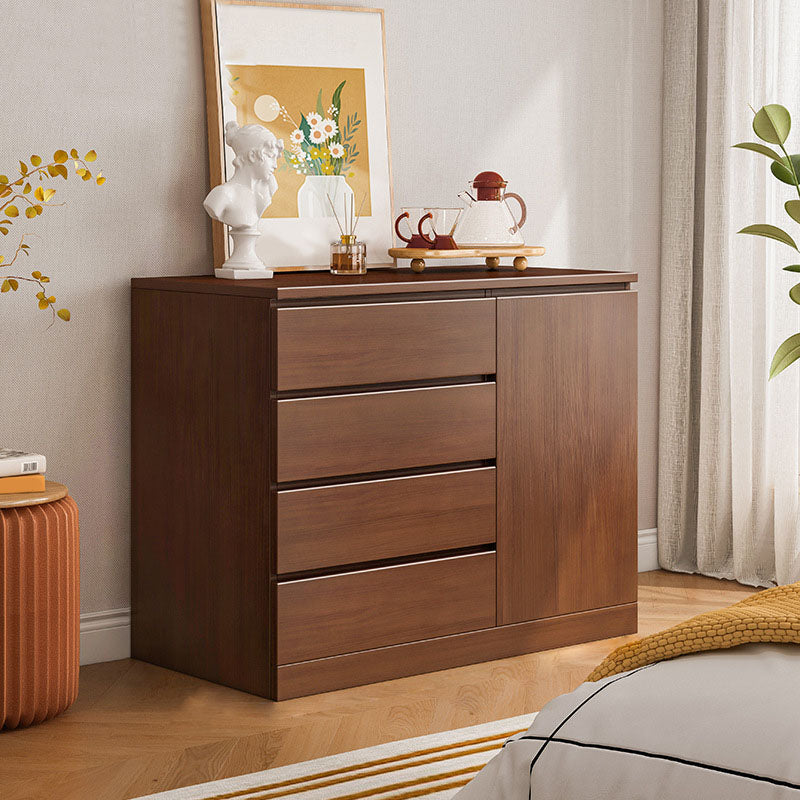 Contemporary Wood Storage Chest Dresser Bedroom Storage Chest