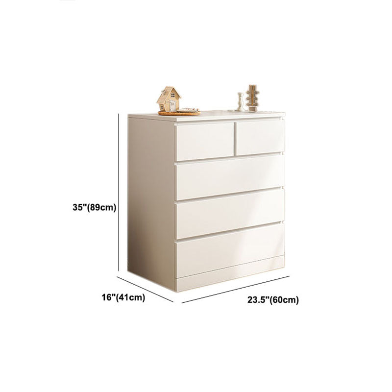 Contemporary Wood Storage Chest Dresser Bedroom Storage Chest