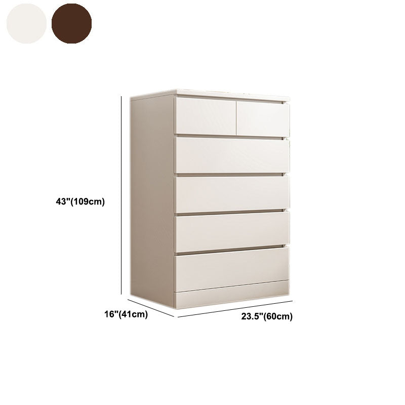 Contemporary Wood Storage Chest Dresser Bedroom Storage Chest