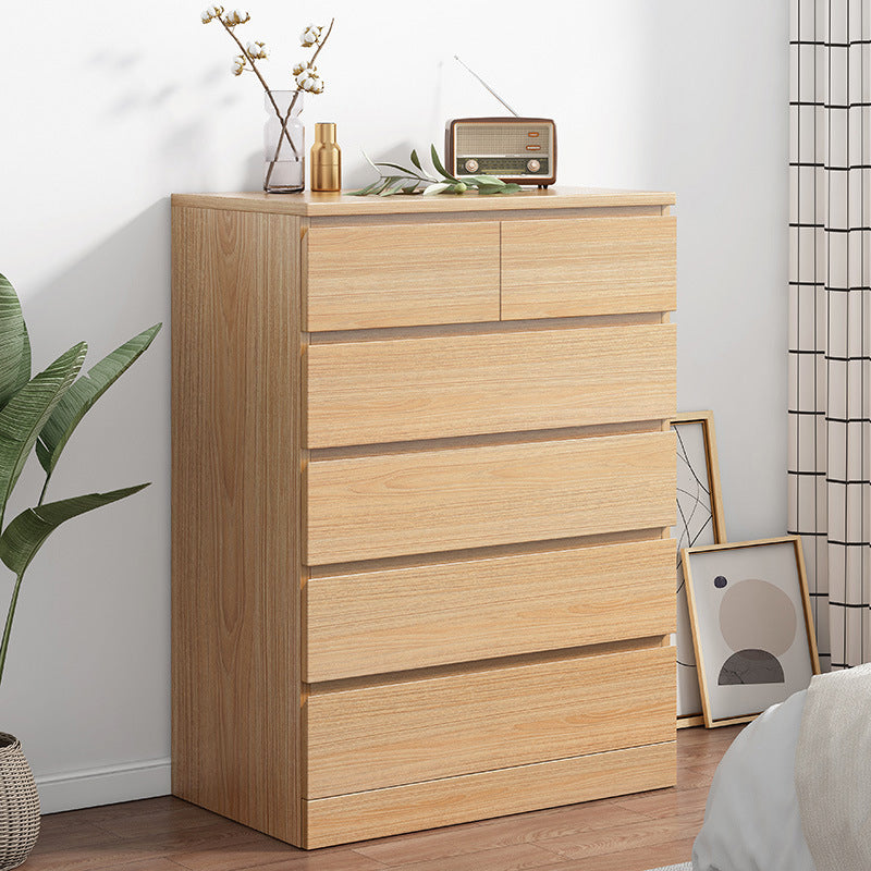 Wood Bedroom Storage Chest Dresser Contemporary Vertical Dresser