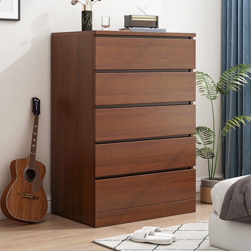 Wood Bedroom Storage Chest Dresser Contemporary Vertical Dresser