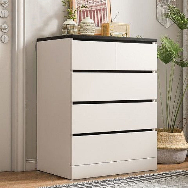Contemporary Chest Dresser Wooden Storage Chest with Soft-Close Drawers