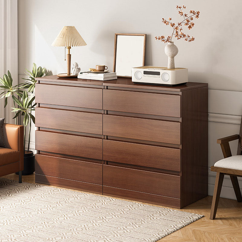 Contemporary Chest Dresser Wooden Storage Chest with Soft-Close Drawers
