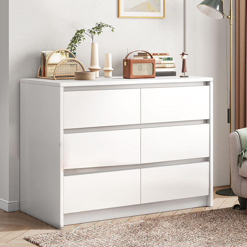 Contemporary Chest Dresser Wooden Storage Chest with Soft-Close Drawers