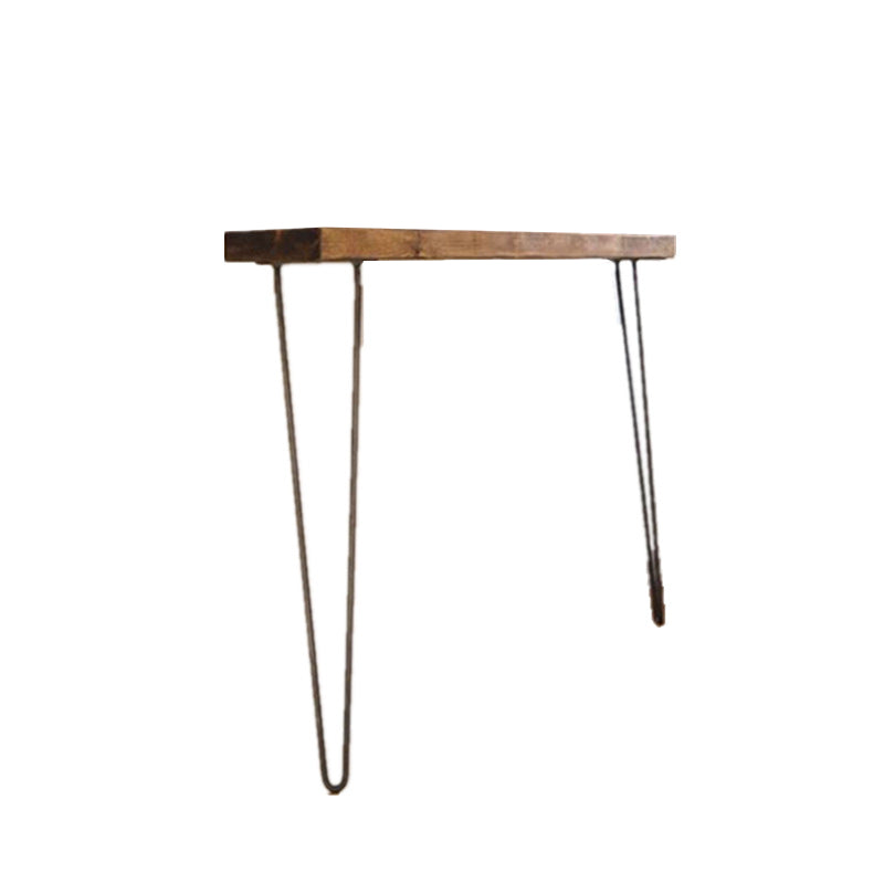 Contemporary Console Table Pine Solid Wood Rectangle Console Table
