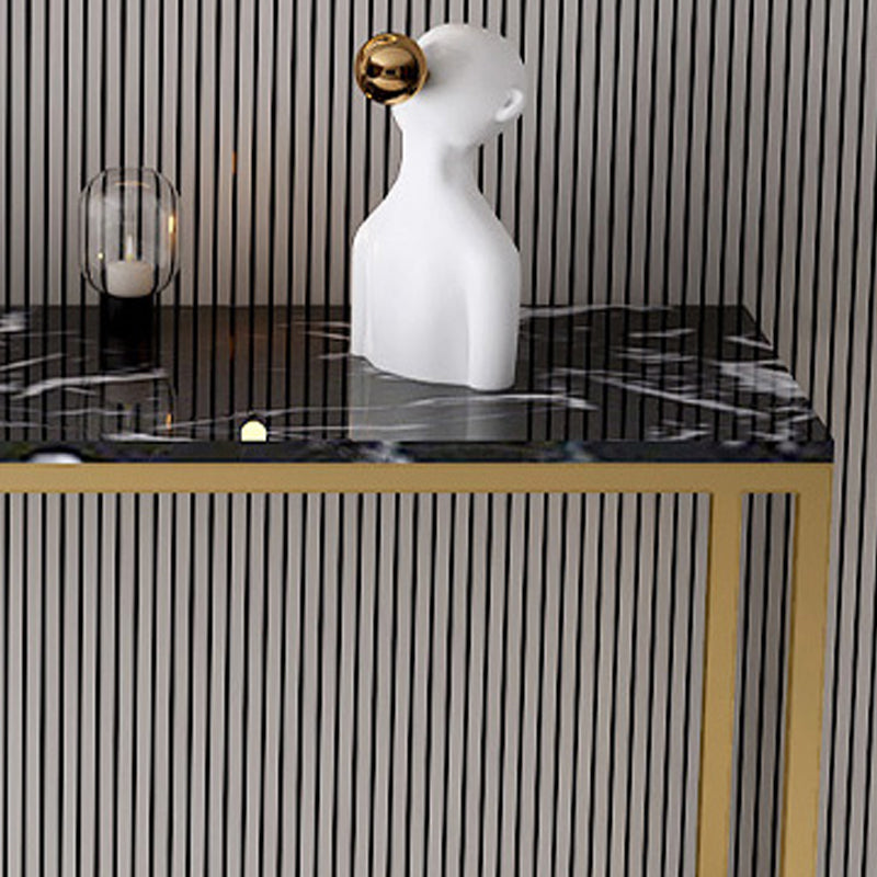 11.8 Inch Wide Console Table Rectangle Metal Contemporary End Table