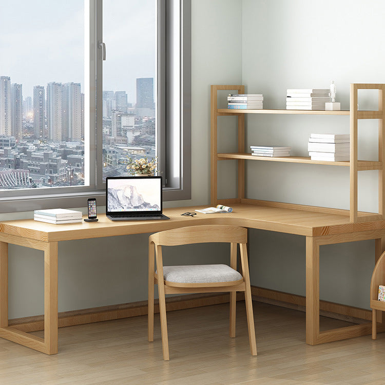 Modern Minimalist Wood Office Desk 29.6" H Writing Desk for Office and Living Room