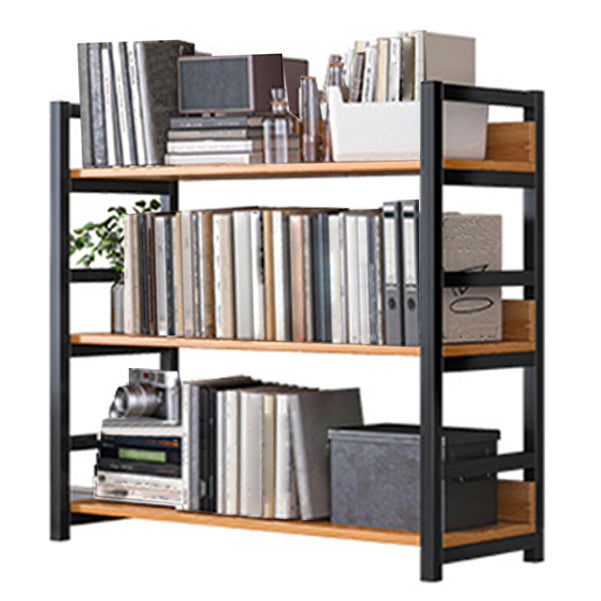 Open Wooden Bookcase Modern Minimalist Home Office Bookshelf