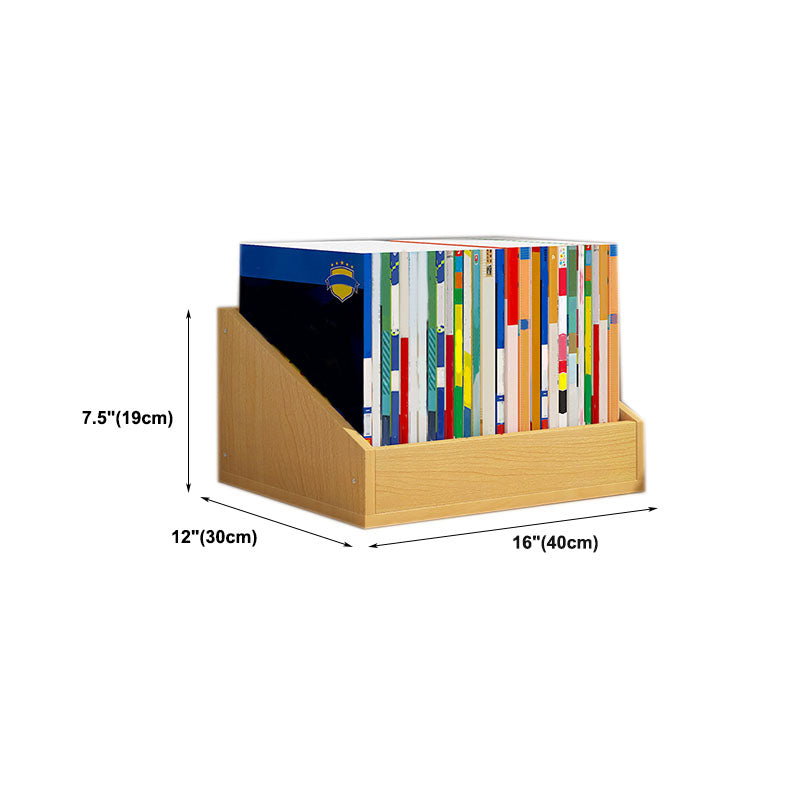 Contemporary 9.44" Wide Book Shelf Manufactured Wood Standard Shelf
