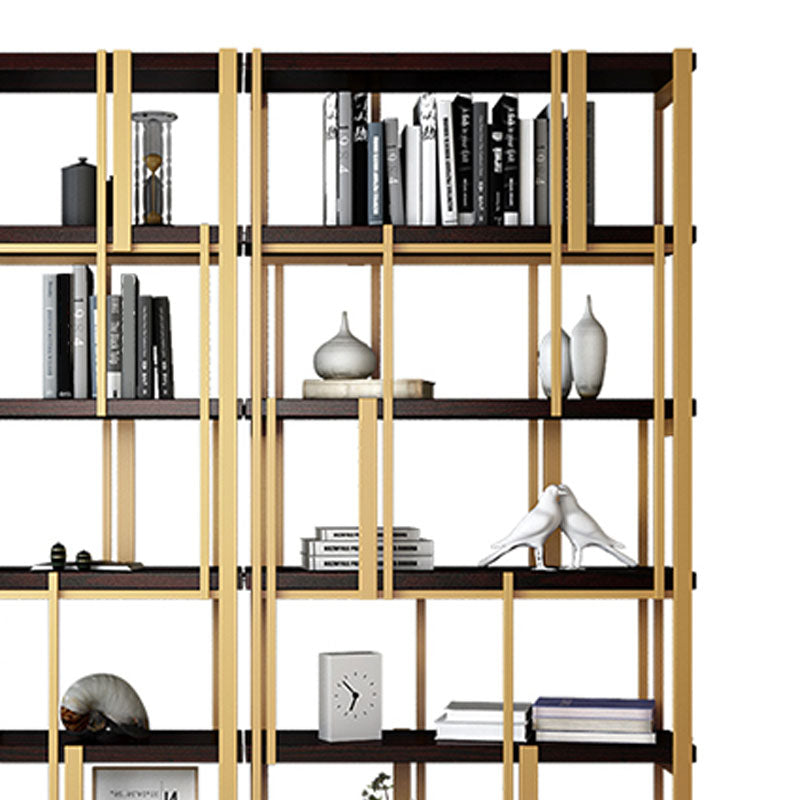Modern Metal Bookshelf Black Etagere Open Shelf Bookcase Shelves Included