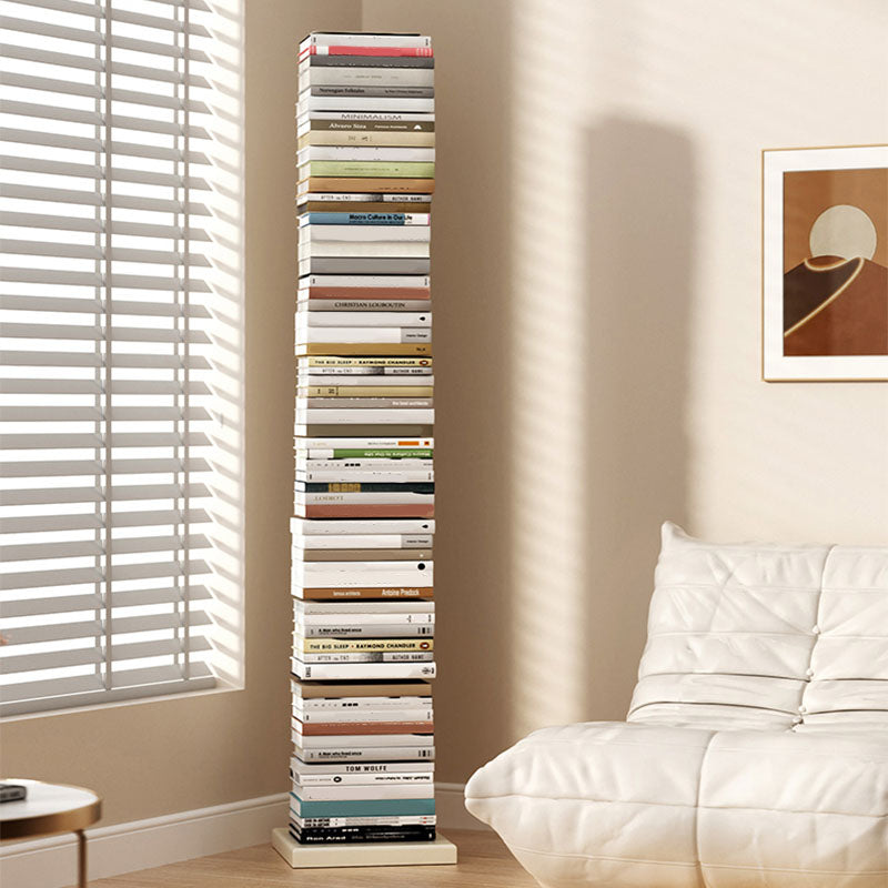 Modern Metal Bookshelf Geometric Closed Back Bookcase Shelves Included
