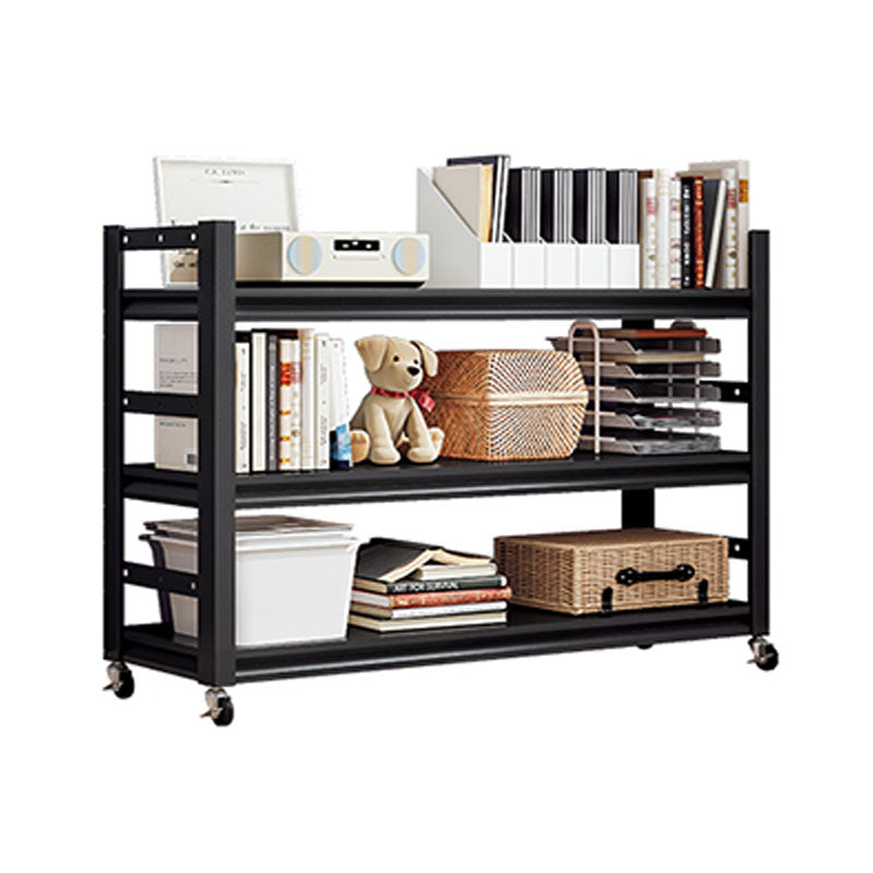 Etagere Shelf Bookcase Contemporary Steel Book Shelf for Study Room