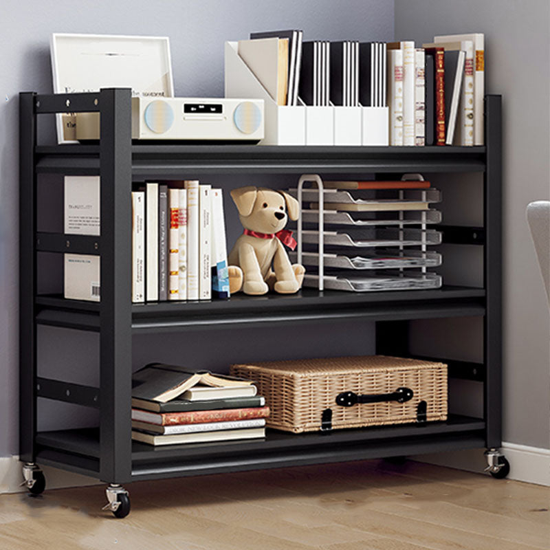 Etagere Shelf Bookcase Contemporary Steel Book Shelf for Study Room