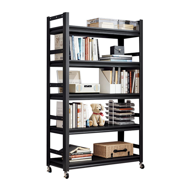 Etagere Shelf Bookcase Contemporary Steel Book Shelf for Study Room