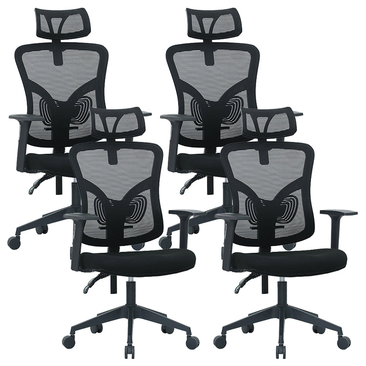 Modern Computer Chair Adjustable Arms Chair Lumbar Support Chair