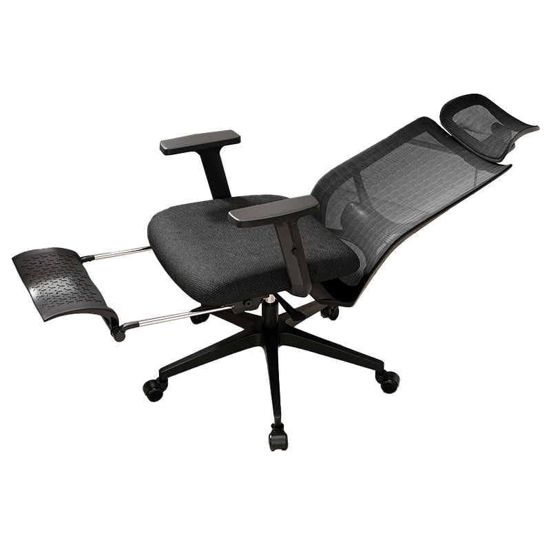 Ergonomic Mesh Task Chair Adjustable Arms with Footrest Office Chair