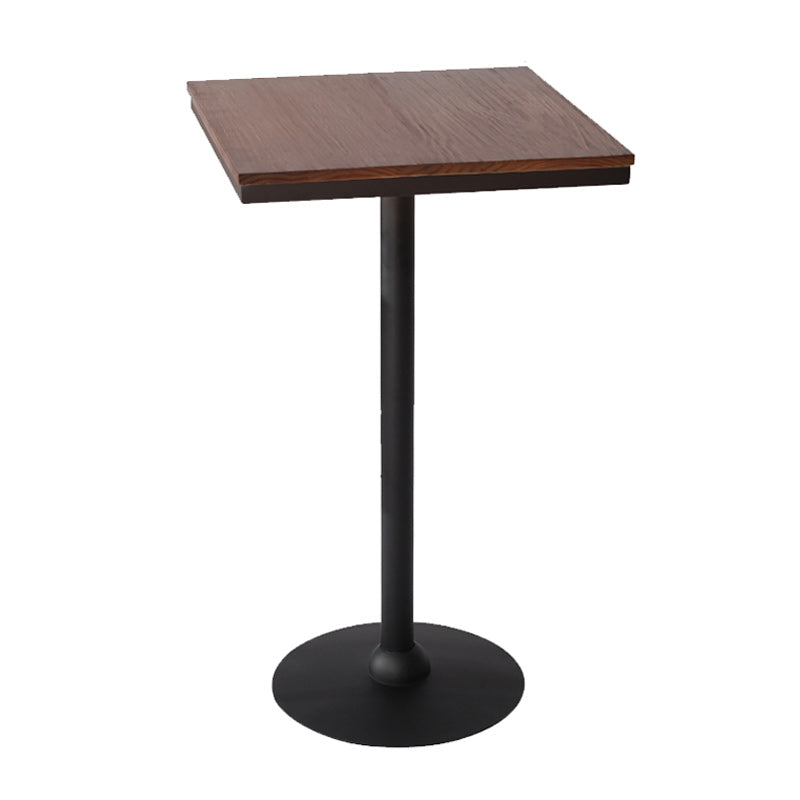 Industrial 1/3/4/5 Pieces Solid Wood Bar Table Set Fixed Table Counter Table