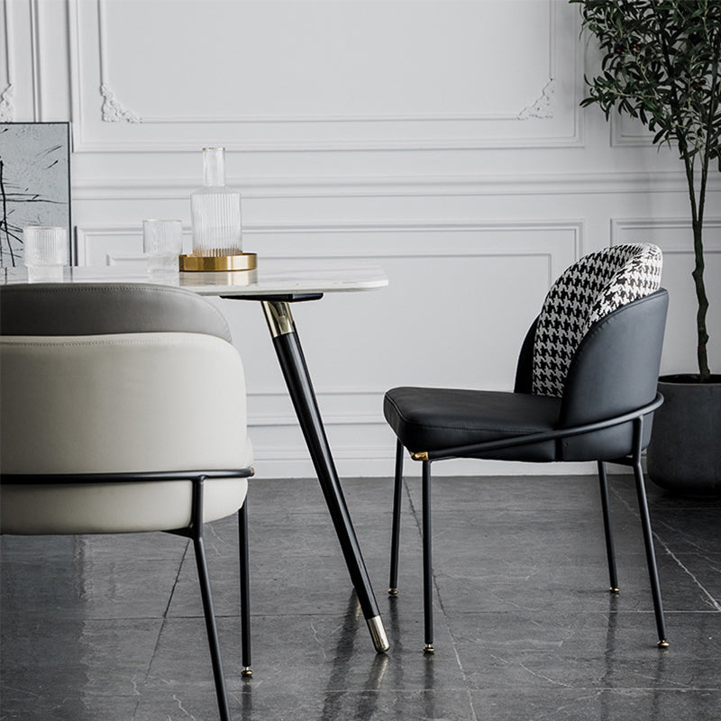 20.08" Wide Industrial Style Single Sofa Chair Pillow Back Armless Chair