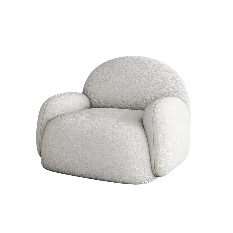 31.5" Wide Scandinavian Single Sofa Chair Fixed Back Arm Chair for Living Room